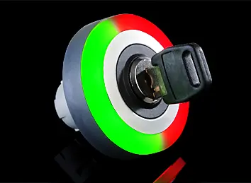 LR22K_24R_G Red 30.5mm LED Light Ring, IP65, UL Certified