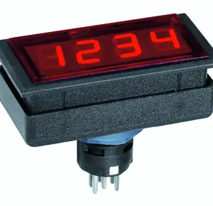LXJLASCE-SPS Signal Indicator IP65 black bezel 24 x 48mm slim fit