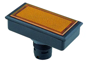 LXJN Rectangular Pilot Light Head IP65 24x48mm Black Bezel SnapIn LXJN Product Image