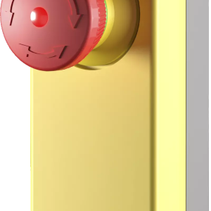 MBM128_FRVKLOO Illuminated E-Stop Yellow with IP65 Rating