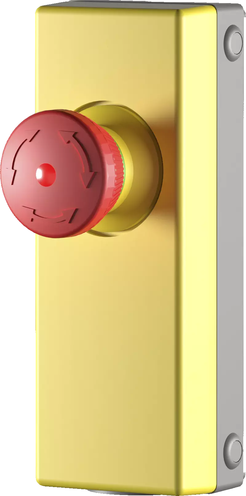 insulated plastic enclosure with status guides for control panels