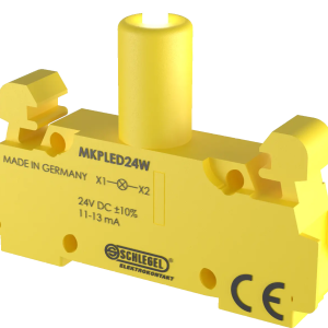 MKPLED24W White LED Push-In Contact Block for Automation