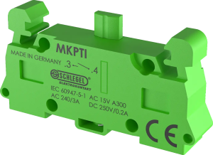 MKPTI Momentary Contact Block IP20 with Push-In Terminals MKPTI Product Image