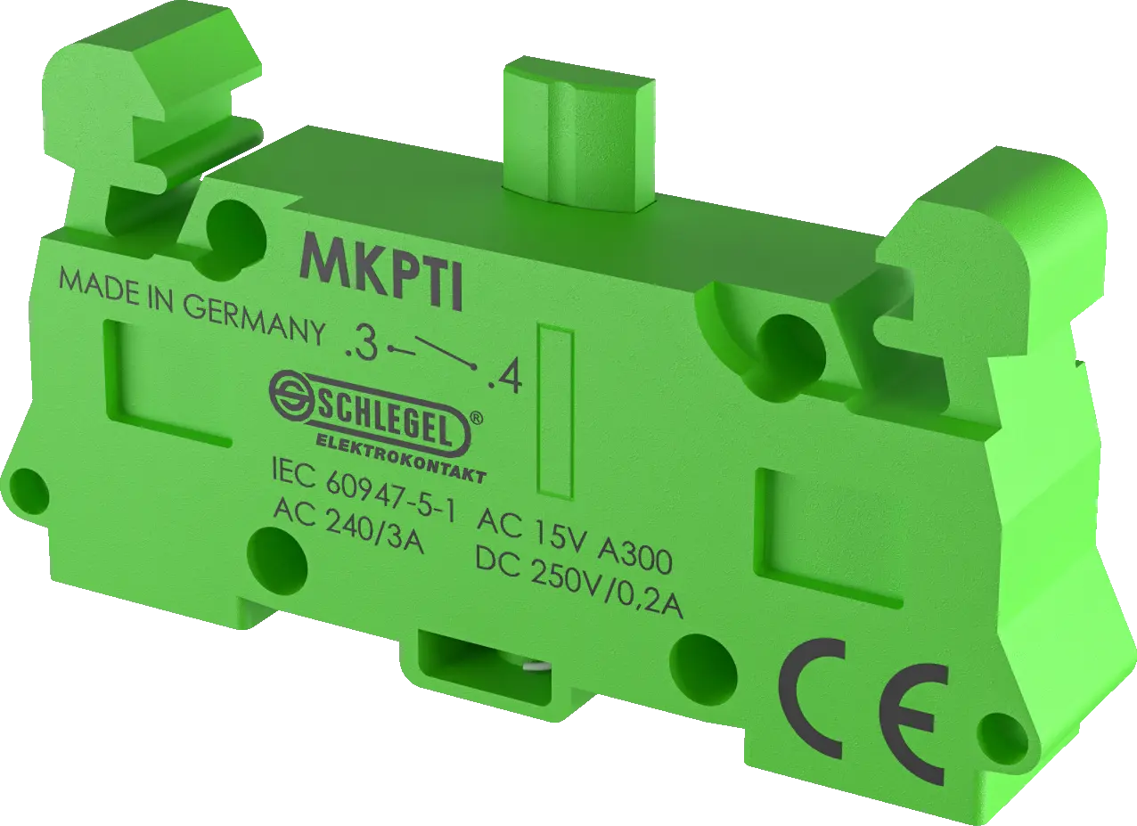 MKPTI Momentary Contact Block IP20 with Push-In Terminals