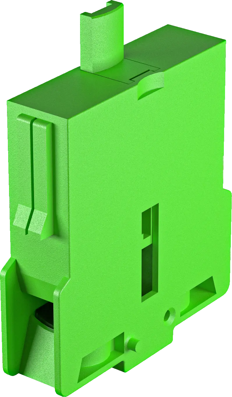 MTI Green Momentary Contact Block for Industrial Use