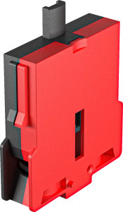 MTON Red Momentary Contact Block 1NC with Screw Connection MTON Product Image