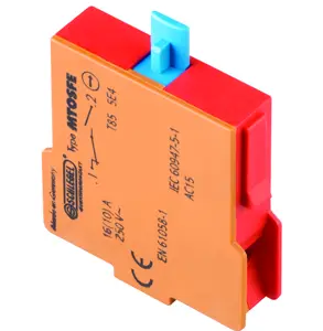 MTOSFE Red Momentary Contact Block for Industrial Use