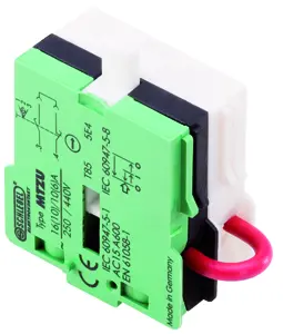MTZU Permissive Contact Block IP20 with NO Contact and UL
