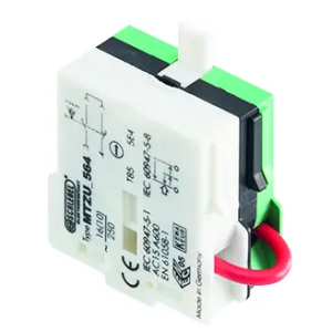UKCA certified modular contact blocks for control panels and HMIs