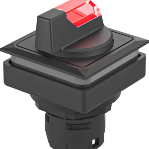 OKJWBL_RT Red Lighted Selector Head IP65 Maintained 2 Position 60