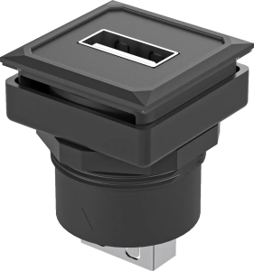 USB A Panel Mount Jack Industrial HMI Doors Cabinets Rugged Build OKJ_USB_AA Product Image
