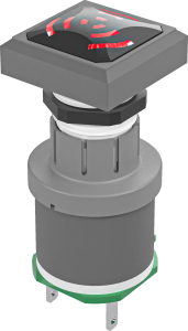 industrial signal buzzer 24V UKCA for panels and HMIs in industry OKNSGL+SGILR-24V Product Image