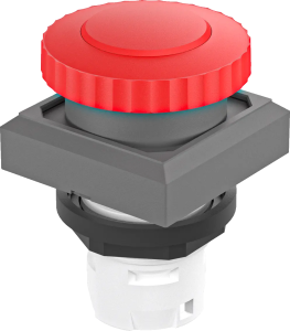 Square Mushroom Head Emergency Stops Switch with Square Bezel HMI OKS Product Image