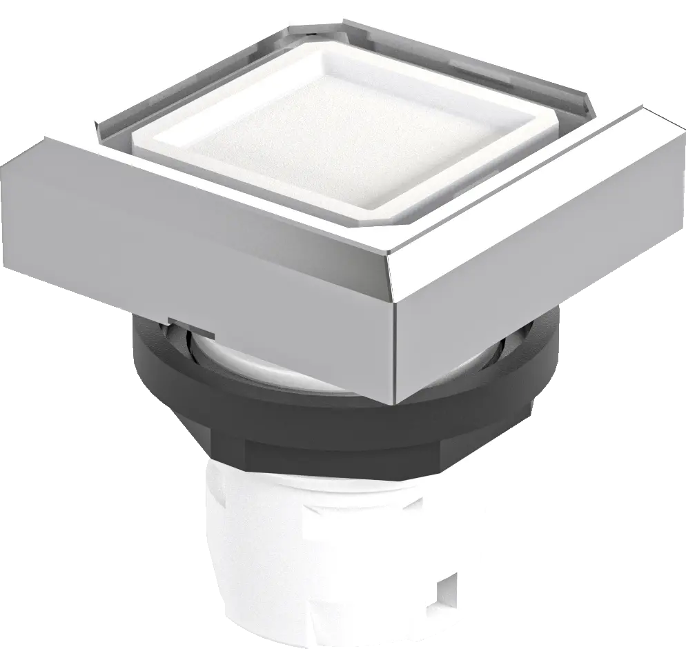 OKT OKTRON Illuminated Square Pushbutton, IP65, ROHS