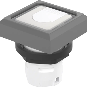 OKTLL Illuminated Grey Square Pushbutton, 16.2mm Cutout OKTLL Product Image