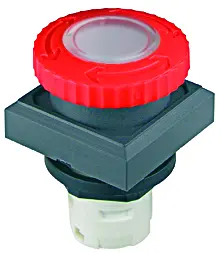 OKVLB Emergency Stop Head Lit IP65 twist release square red light OKVLB Product Image