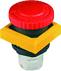 OKVM Emergency Stop Head IP67 twist release red actuator cap UKCA OKVM Product Image