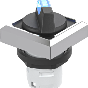 OKWALM_BL Illuminated Selector Head IP65 Maintained Blue Bezel Sq