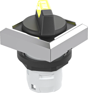 OKWALM_GB Illuminated Selector Head IP65 16 mm 2 positions yellow OKWALM_GB Product Image