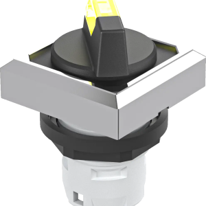 OKWALM_GB Illuminated Selector Head IP65 16 mm 2 positions yellow