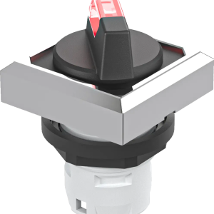 OKWALM_RT Illuminated Selector Red Square LED IP65 Maintained HMI