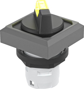OKWAL_GB Illuminated Selector Head IP65 maintained yellow compact OKWAL_GB Product Image