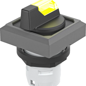 OKWCL_GB Illuminated Selector Head IP65 yellow front seal 40 step