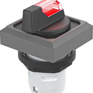 OKWCL_RT Illuminated Selector Head IP65 Red Square Actuator Panel