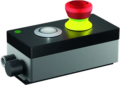 PXA2M1011 Illuminated Pushbutton IP65 front sealed PA6 case small