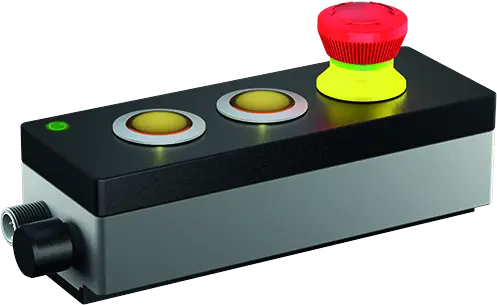 PXA3M1012 Illuminated Pushbutton IP65 front sealed shallow depths