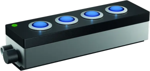 Backlit HMI slim depth durable PXA4M0014 Illum Panel 4 Holes IP65 PXA4M0014 Product Image