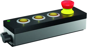 PXA4M1013 Illuminated Pushbutton IP65 shallow mounting HMI switch PXA4M1013 Product Image
