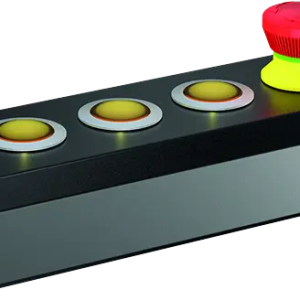 PXA4M1013 Illuminated Pushbutton IP65 shallow mounting HMI switch PXA4M1013 Product Image