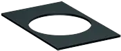 PXABT Nameplate Black PA6 Proboxx for control panels robust label PXABT Product Image