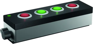 PXI4M0009 Illuminated Pushbutton IP65 Front Sealed Slim Panel HMI PXI4M0009 Product Image