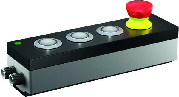 PXI4M1008 Lighted Pushbutton IP65 HMI control switch sealed rated