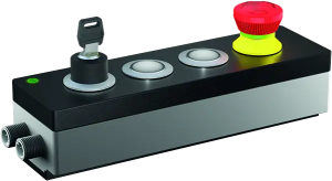 PXI4M1009 Illuminated Selector IP65 sealed front HMI panel switch PXI4M1009 Product Image