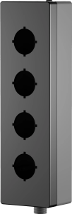 PXM4E Enclosure 4 Cutouts IP65 UL rated 22 mm HMI control box PA6 PXM4E Product Image