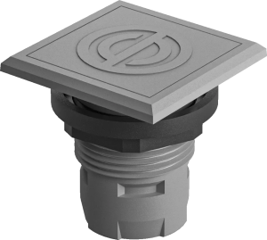 Q16DG OKTRON Charcoal Dummy Switch for Industrial Use Q16DG Product Image