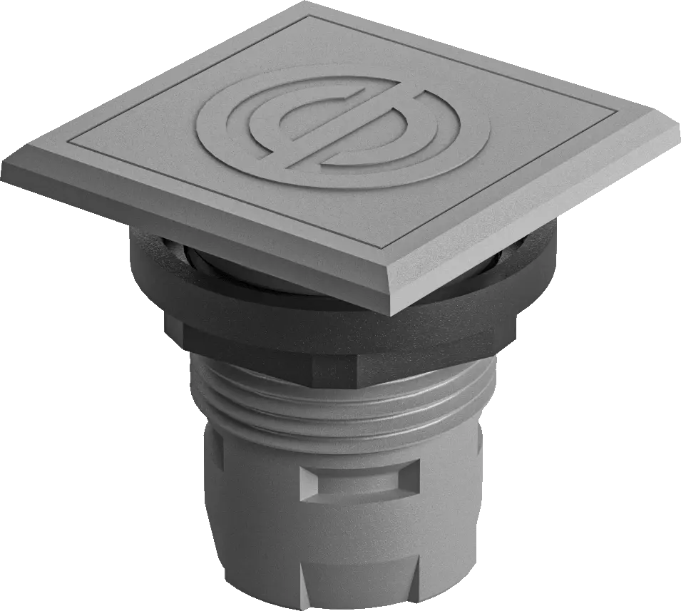 Q16DG OKTRON Charcoal Dummy Switch for Industrial Use