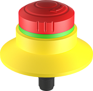 QRBUV70OO_C0111 E Stop Pushbutton IP65 22mm Twist Release Red 2NC QRBUV70OO_C0111 Product Image