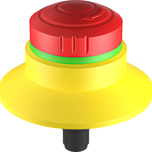 QRBUV70OO_C0111 E Stop Pushbutton IP65 22mm Twist Release Red 2NC