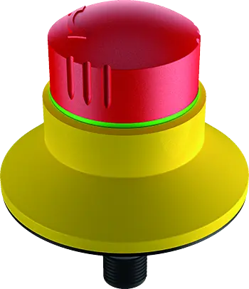 QRBUVOO_C0111 QUARTEX-R E-Stop Button with M12 Connector