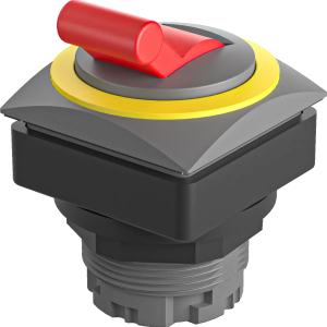 QRJKGB Pushbutton Yellow IP65 square bezel sealed panel switch UI QRJKGB Product Image