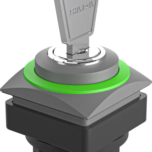 QRJSSA14EGN Square Key Switch Head IP65 26 x 26mm Maintained 2pos