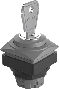 QRJSSA15E IP65 key switch head maintained 90 degree square cutout QRJSSA15E Product Image