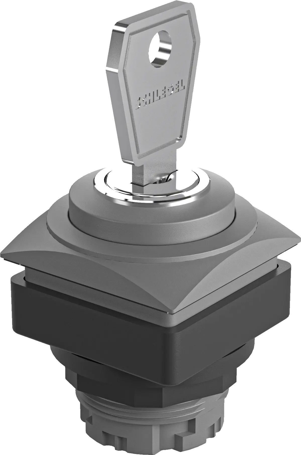 QRJSSA15E IP65 key switch head maintained 90 degree square cutout