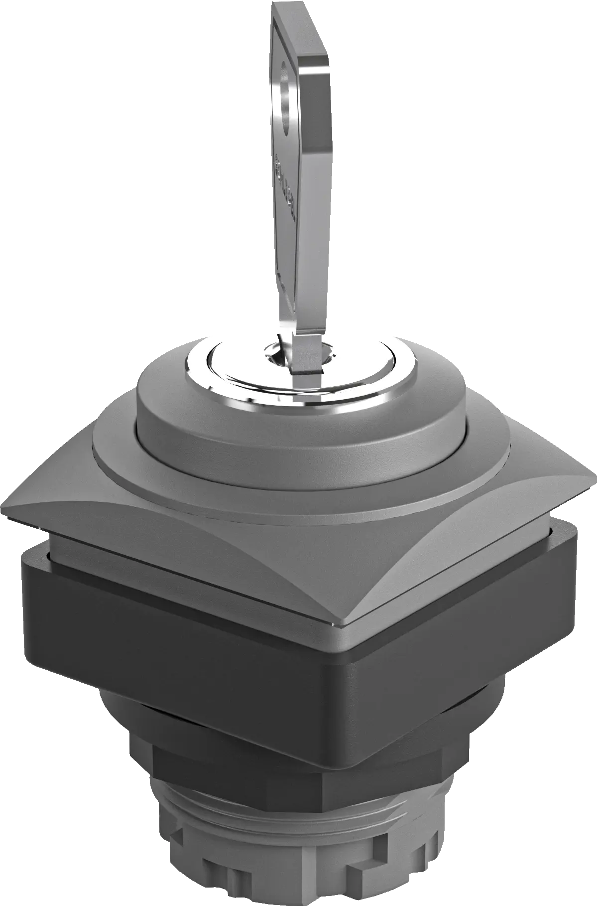 QRJSSA18E Key Switch Head Square IP65 two position 26 x 26 cutout