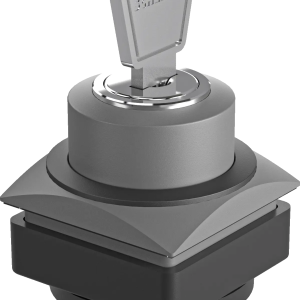 QRJSSA23ESW Key Switch Head IP65 Square Momentary 26x26mm For HMI