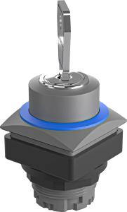 QRJSSA27EBL Key Switch Head IP65 momentary 2 position 26x26mm HMI QRJSSA27EBL Product Image